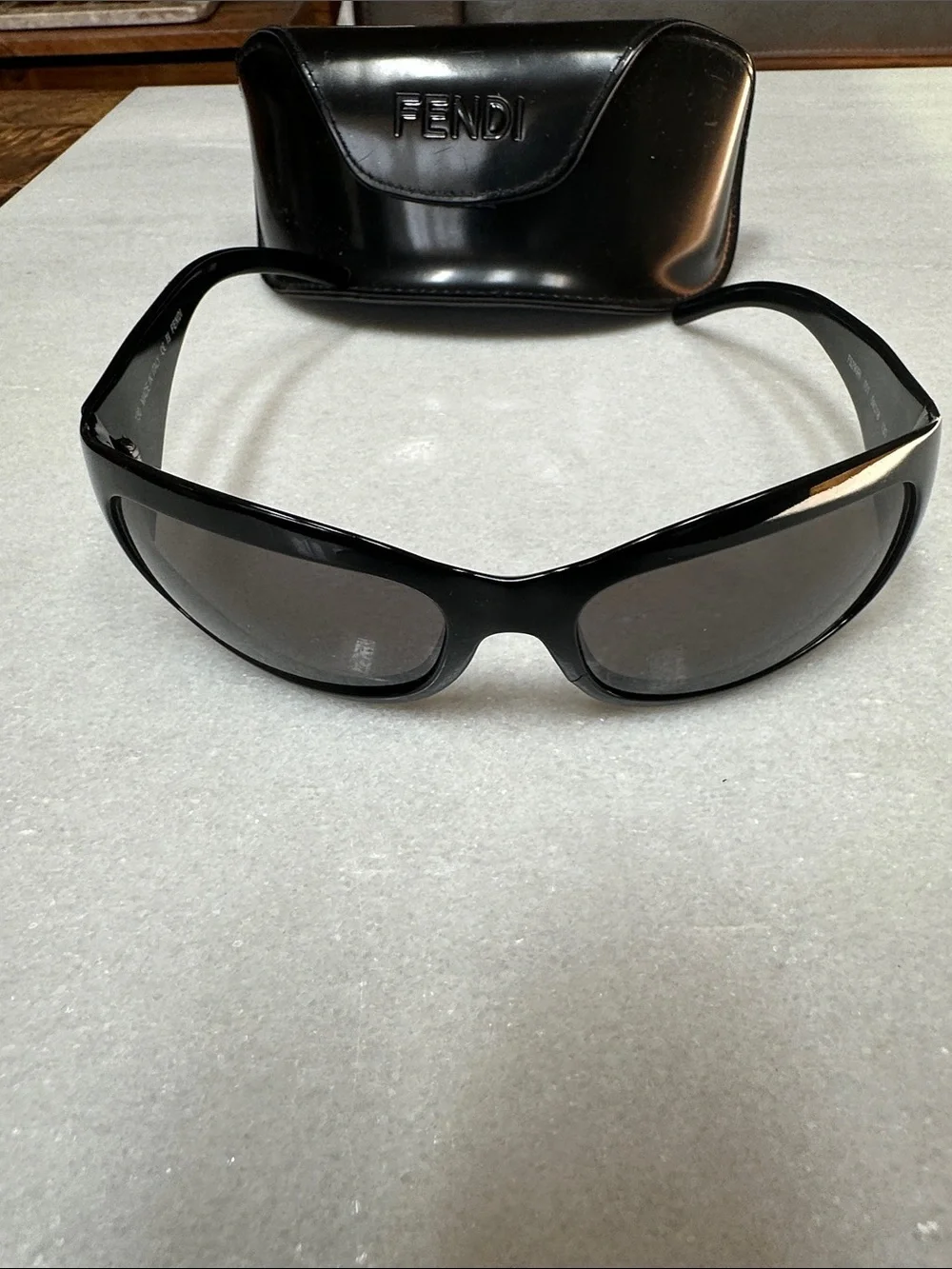 Fendi Women's Black Crystal-Accent Sunglasses